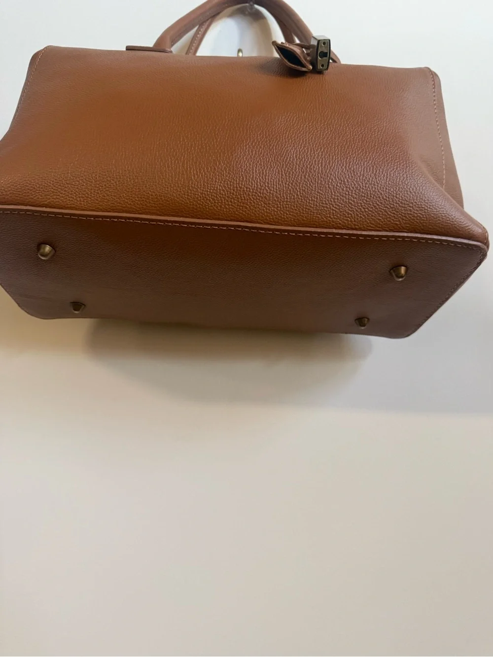 Genuine Leather Handbag - Made in Italy